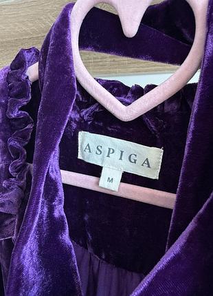 Aspiga сукня оксамитова м 8