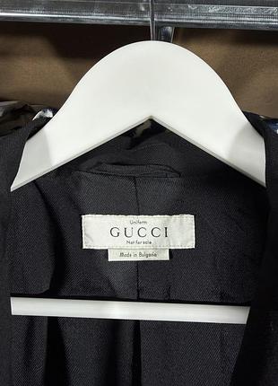 Gucci uniform classic suit blazer jacket m size 7