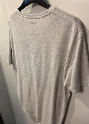 Мужская серая футболка solid, размер l6 фото