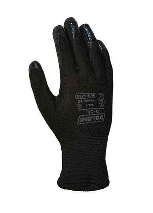 Перчатки рабочие d-oil 4734 10(xl) трикотажные с нитриловым покрытием маслобензостойкие тм doloni