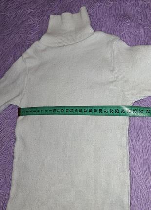 Белый гольф 5-6 лет 110 см 3