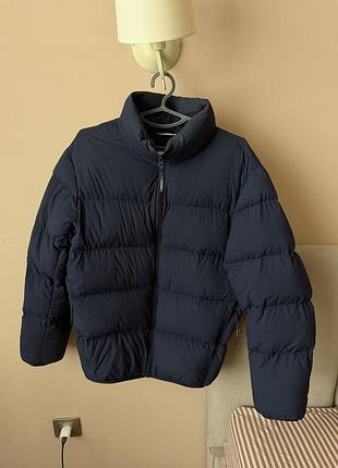 Куртка чоловіча lacoste дута синя