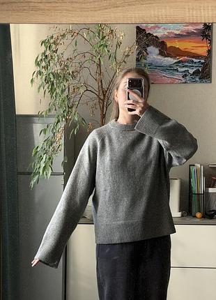 Светр жіночий h&m сірий 5