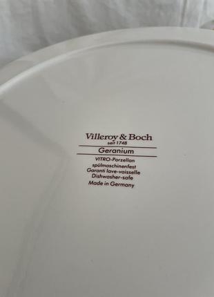 Вінтажний сервіз geranium від villeroy & boch