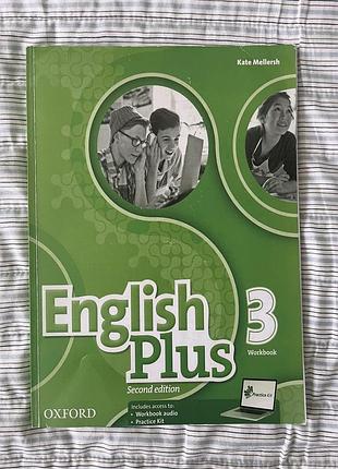 Робочий зошит з англійської мови english plus 3, second edition — workbook