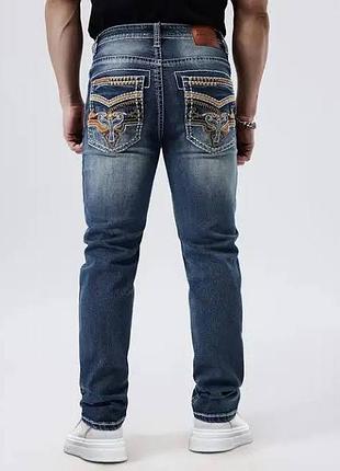 Оригинальные джинсы с декором/ l/ brend esdvo denim