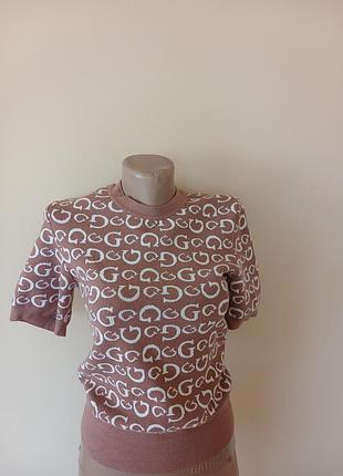 Блуза на короткий рукав guess