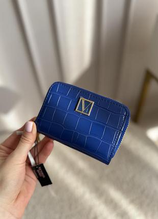 Синий мини кошелек sapphire от victorias secret