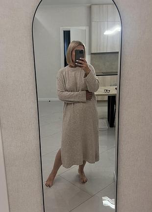 Комфортне мяке трикотажне плаття h&m 3% вовна