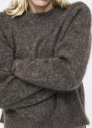 Zara, светр з вовною та альпакою, р.м