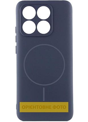 Чехол silicone cover lakshmi full camera (aa) with magnetic fit для motorola moto g86 5g темно-синий / midnight blue