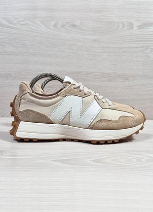 Женские бежевые кроссовки new balance 327 оригинал, размер 38