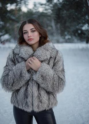 Короткая эко-шуба asos полушубок из искусственного меха