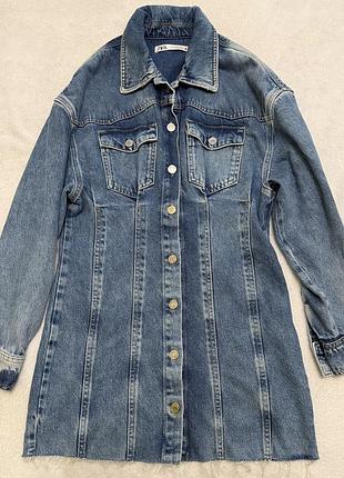 Продам жіночу джинсову міні сукню zara