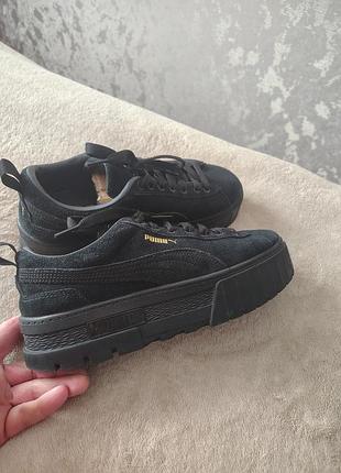 Кеди жіночі puma чорні 38.5 розмір