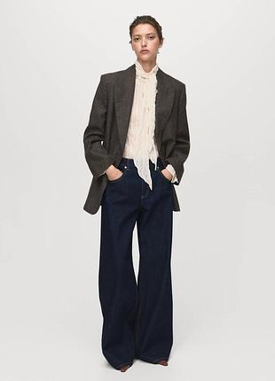 Нові джинси mango wide-leg (широкі), розмір 38 (м)