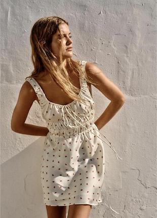 Атласна сукня zara