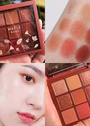 Палетка теней для век etude play color eyes maple road