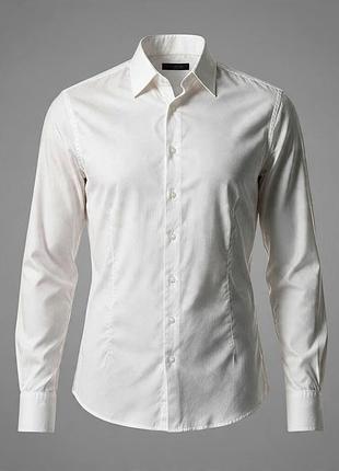 Оригинальная мужская рубашка valentino (slim fit), 100% хлопок.