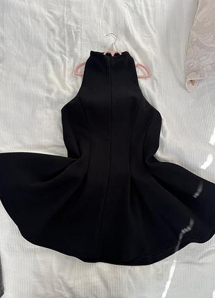 Сукня міні zara проклеєна штивна гольф  з високою горловиною