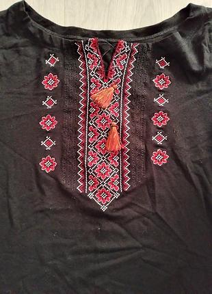 Футболка вишиванка для дівчинки 2