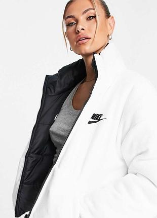 Двухсторонняя теплая куртка nike 2
