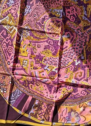 Винтажный шелковый платок gianni versace