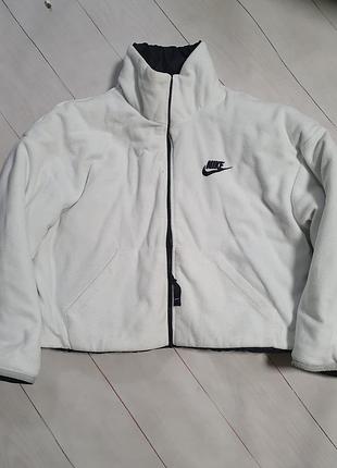 Двухсторонняя теплая куртка nike 7