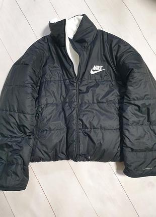Двухсторонняя теплая куртка nike 8