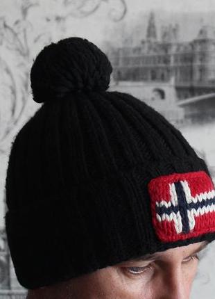 Шапка napapijri оригінал made in italy