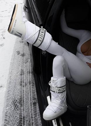 ❄️ new | moon boot white high ❄️ 6