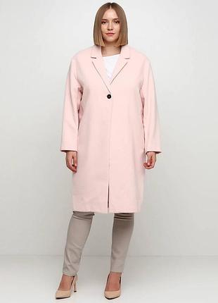 Пальто жіноче демісезонне h&m 0422757 38 (s-m) рожеве