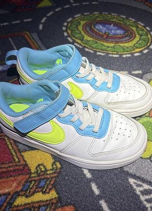 Шкіряні кросівки nike court borough 31.5 розмір (19.5 см)