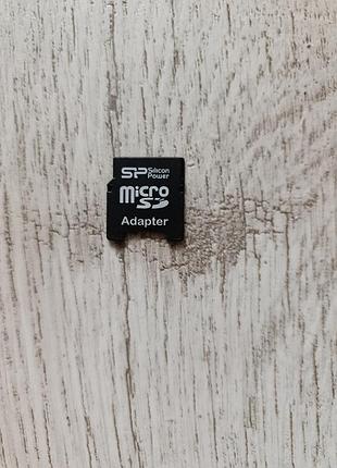 Перехідник адаптер для micro sd to mini sd без картки пам'яті новий чорний