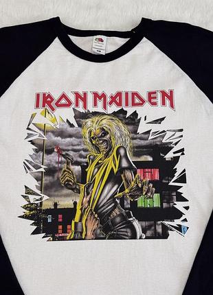 Оригінальний iron maiden — killers shatter 1981, розмір xl (fruit of the loom) лонгслив реглан