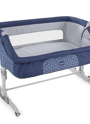 Ліжечко chicco next 2 me dream navy (js010)