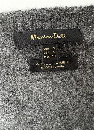 Светр massimo dutti вовна кашемір 6