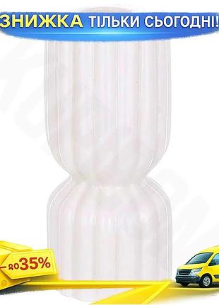 Ku набір керамічних свічників universal fit white candle 4 фігурних білих для свічок 22мм декор інтер' uni2l_k