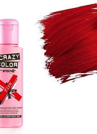 Тінт-фарба для волосся crazy color 56 fire, 100 мл можливий торг 2