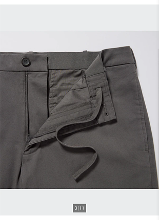 Брюки smart casual uniqlo, size l, состояние отличный, полупояс резинка 41-47 бедра 52 длина 103 ширина штанины 18