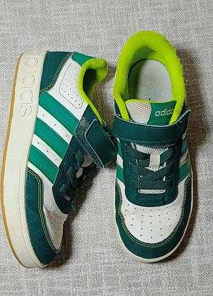 Детские кроссовки adidas breakbase размер 35 стелька 23 см детские кроссовки из коллекции adidas. детские кроссовки adidas breakbase в бело-зеленом цв