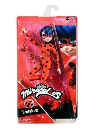 Детская кукла леди баг miraculous, 13 точек артикуляции, 26 см