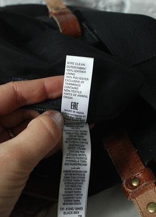 Сумка шоппер marks &amp; spencer. натуральная кожа 10