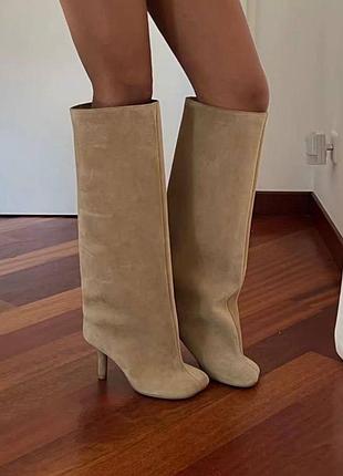 Чоботи maison margiela 🤩натуральна замша 2