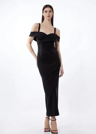 Премиальное чёрное платье karen millen