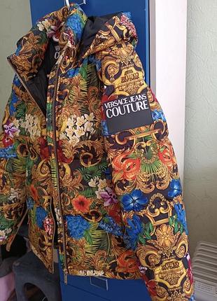 Пуховик  женский versace jeans couture