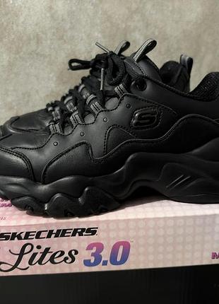 Кросівки жіночі skechers d’lites 3.0 чорні
