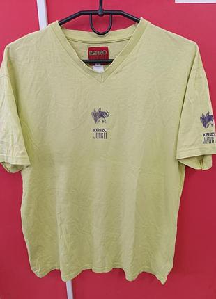 Футболка винтажная kenzo jungle (m) оригинал!