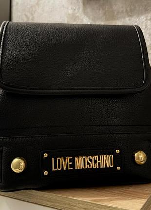 Рюкзак жіночий love moschino чорний