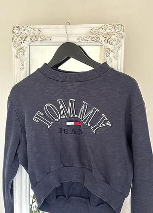 Жіночий світшот tommy jeans на флісі, синій